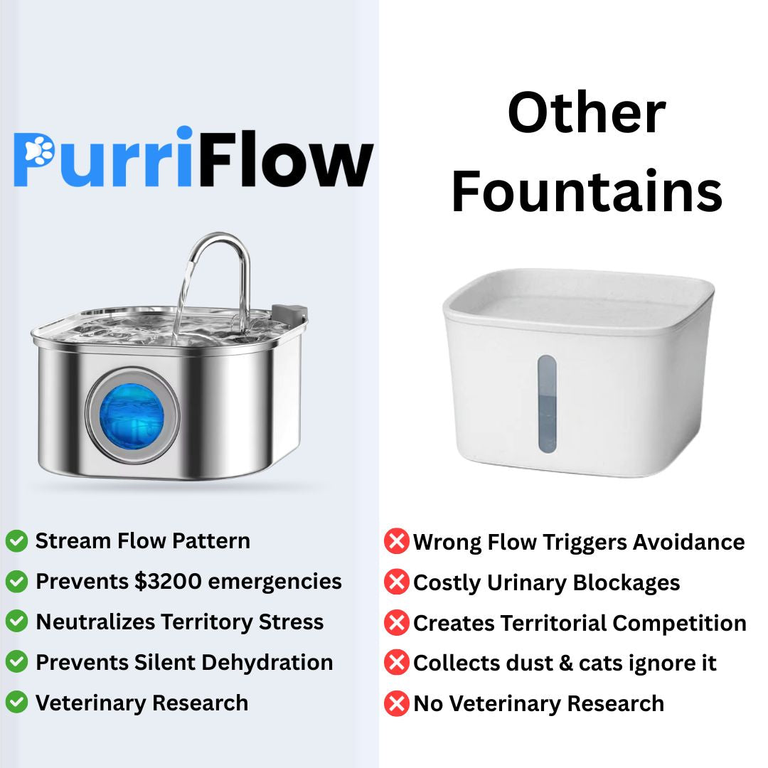 Purriflow - Protect your cat from dehydration and urinary emergencies