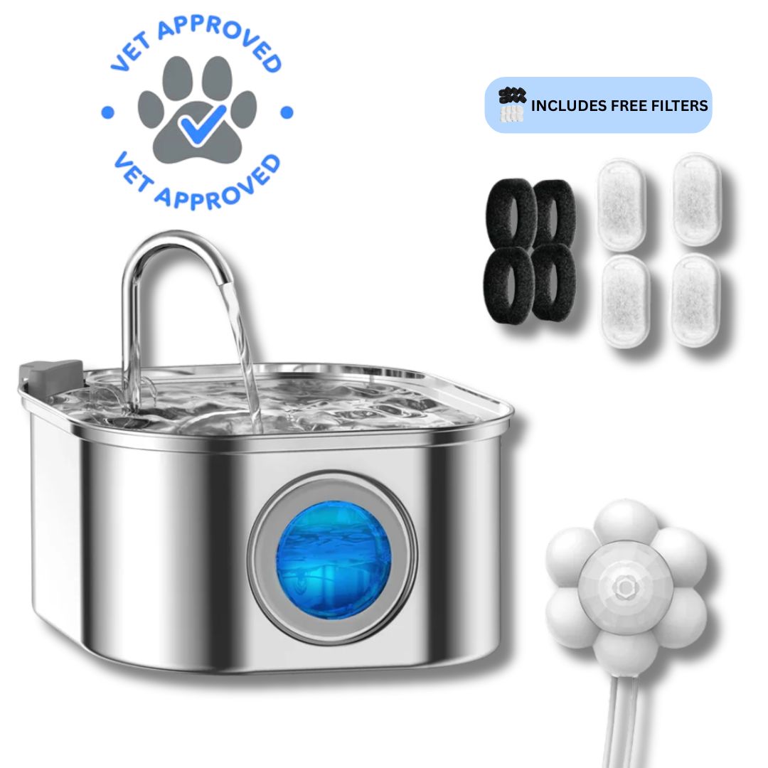 Purriflow Stainless Steel Fountain
