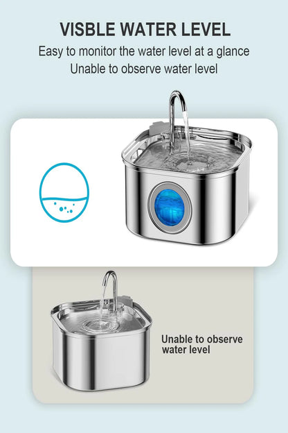 Purriflow Stainless Steel Fountain