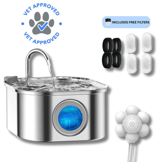 Purriflow Stainless Steel Fountain